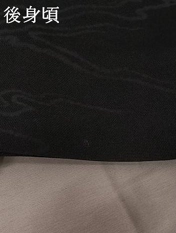 平和屋着物▽羽織 スリーシーズン 春夏秋 塵除け 流水文 黒地 正絹 逸品 AABL0526jh