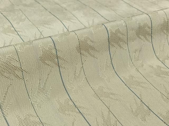 平和屋着物▽米沢 白根沢 紬 単衣 もじり織 綟子織 飛鳥文 正絹 逸品 AABL0528jh
