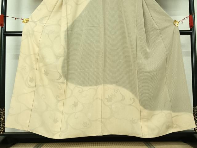 平和屋着物▽訪問着 無双 紗袷 紗×絽 竜田川文 正絹 逸品 AABL0541jh