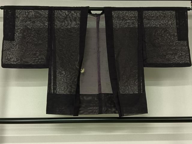 平和屋着物▽羽織 スリーシーズン 春夏秋 塵除け 芝文 正絹 逸品 AABL0553jh