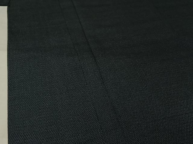 平和屋着物▽男性 本塩沢 単衣 110亀甲 総詰め 正絹 逸品 AABL0562jh