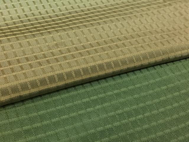 平和屋着物▽訪問着 お召 単衣 霞文 暈し染め 正絹 逸品 AABL0572jh
