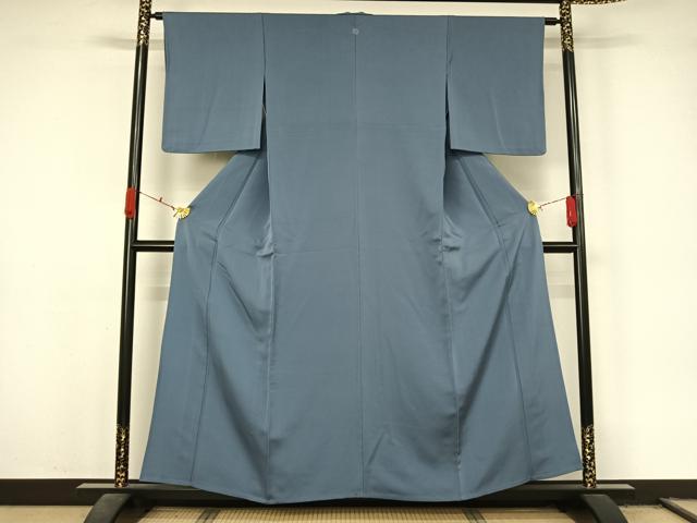 平和屋着物▽上質な色無地 単衣 薄花色 正絹 逸品 AABL0589jh