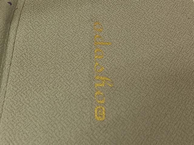 平和屋着物▽京都の老舗呉服メーカー ODASHO 小田章 小紋 単衣 霞文 正絹 逸品 AABL0593jh