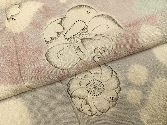 平和屋着物●訪問着 辻が花 絞り 正絹 逸品 AABL0629ph