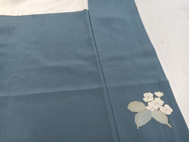 平和屋着物●訪問着 作家物 紫陽花 金彩 正絹 逸品 AABL0662ph