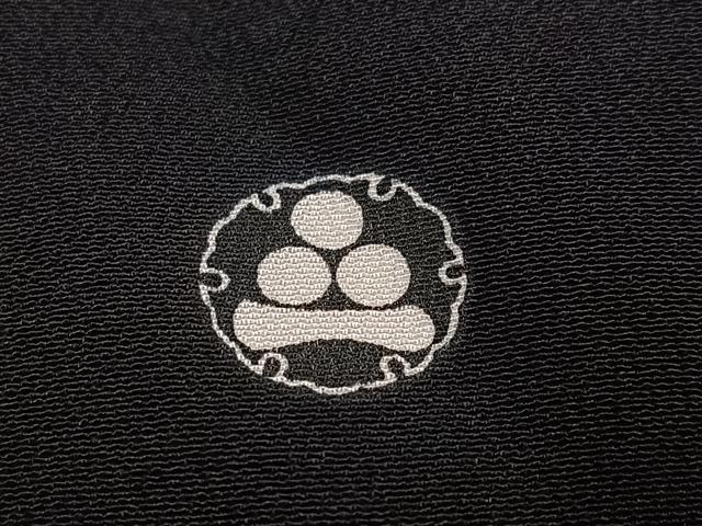 平和屋着物●豪華黒留袖 作家物 群れ鶴浜松文 暈し染め 金彩 正絹 逸品 AABL0675ph