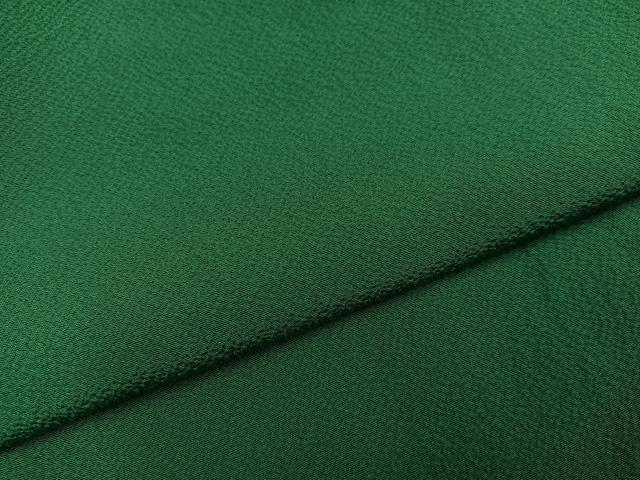 平和屋着物●豪華振袖 色無地 常磐緑色 正絹 逸品 AABL0694ph