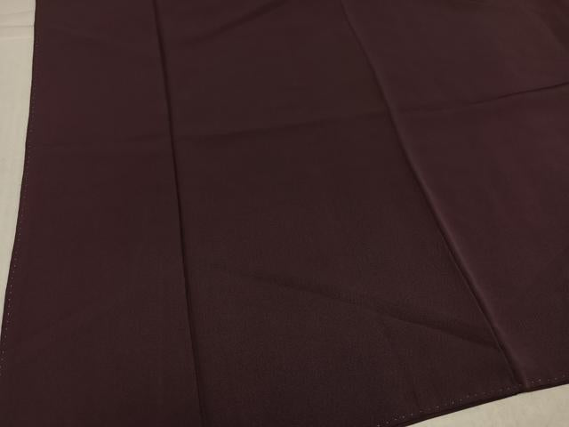 平和屋着物●上質な色無地 濃色 正絹 逸品 AABL0702ph