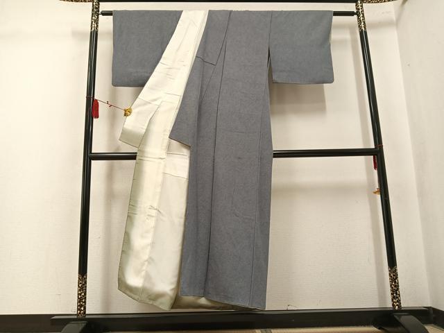 平和屋着物●江戸小紋 鮫小紋柄 正絹 逸品 AABL0715ph