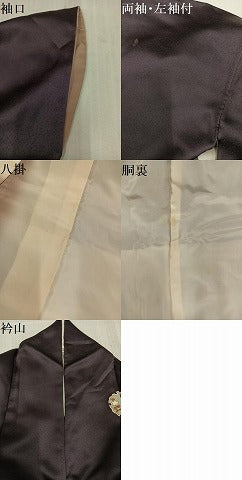 平和屋着物●訪問着 駒刺繍 雪輪草花文 金彩 正絹 逸品 AABL0728ph