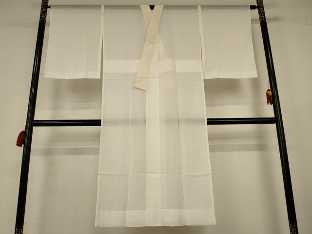 平和屋着物*夏物 長襦袢 絽縮緬 白色 洗える着物 AABL0790jd