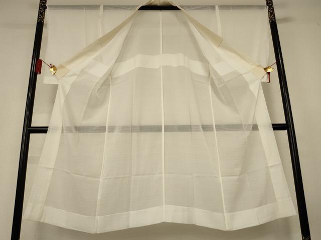 平和屋着物*夏物 長襦袢 絽縮緬 白色 洗える着物 AABL0790jd