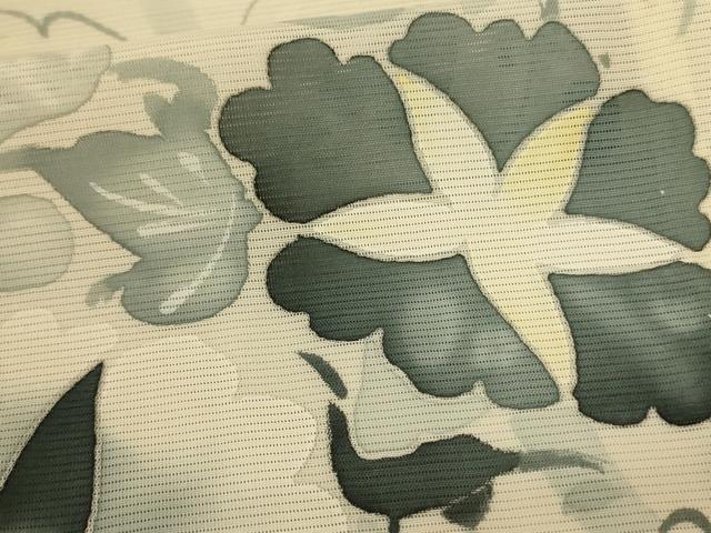 平和屋着物*夏物 訪問着 絽 手描き 朝顔 正絹 逸品 AABL0796jd
