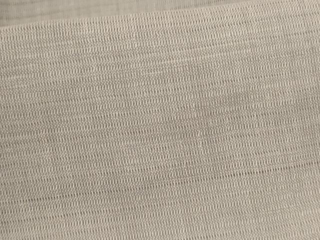 平和屋着物*夏物 本場小千谷麻絽襦袢 白鼠色 小千谷織物 証紙付き 麻 逸品 AABL0808jd