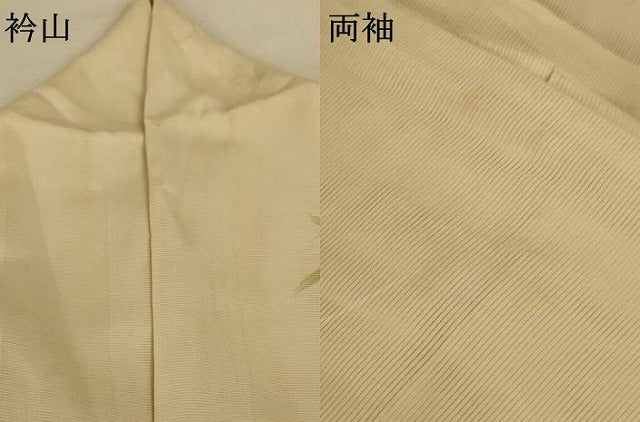 平和屋着物*夏物 訪問着 絽 手描き 魚 銀彩 正絹 逸品 AABL0809jd