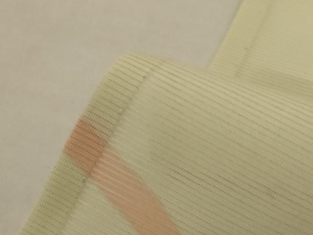 平和屋着物*夏物 訪問着 絽 芝花文 銀彩 正絹 逸品 未使用 AABL0810jd