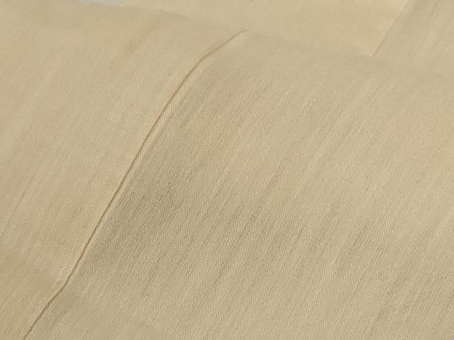 平和屋着物*夏物 長襦袢 小千谷 本麻襦袢 蜂蜜色 反端付き 麻 AABL0817jd