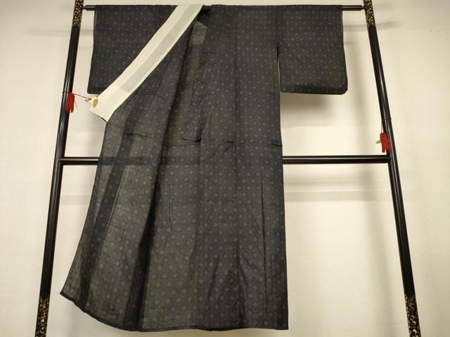 平和屋着物*夏物 重要無形文化財 本場宮古上布 菱文 苧麻 逸品 AABL0837jd