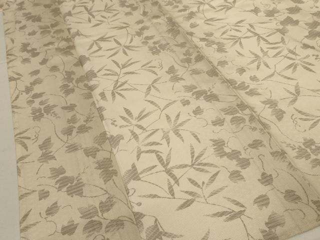 平和屋着物*夏物 小紋 絽 蔦の葉文様 ロング丈 正絹 逸品 AABL0838jd