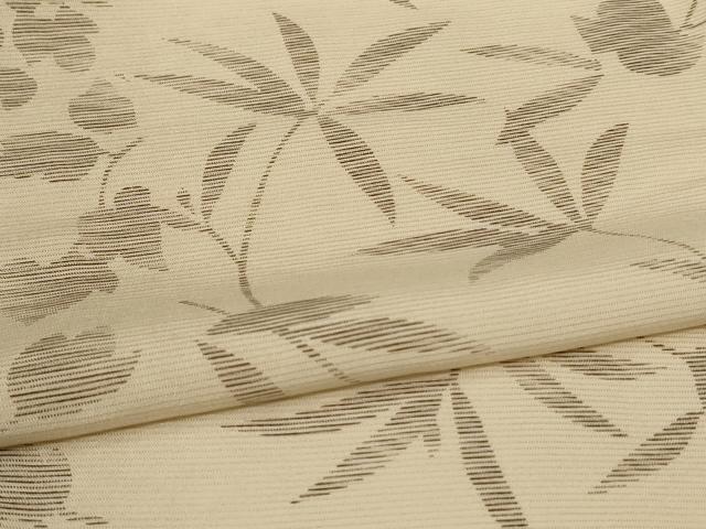 平和屋着物*夏物 小紋 絽 蔦の葉文様 ロング丈 正絹 逸品 AABL0838jd