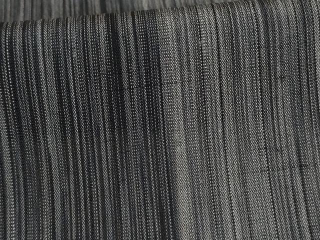 平和屋着物*夏物 紗紬 間道 ロング丈 正絹 逸品 AABL0849jd