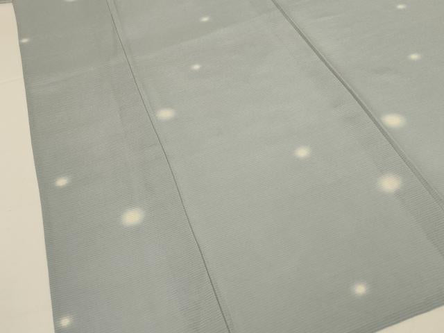 平和屋着物*夏物 小紋 絽 丸文 蛍暈し 正絹 逸品 AABL0854jd