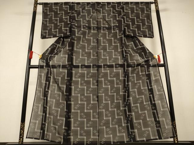 平和屋着物*夏物 本場琉球絣 夏琉球 正絹 逸品 AABL0857jd