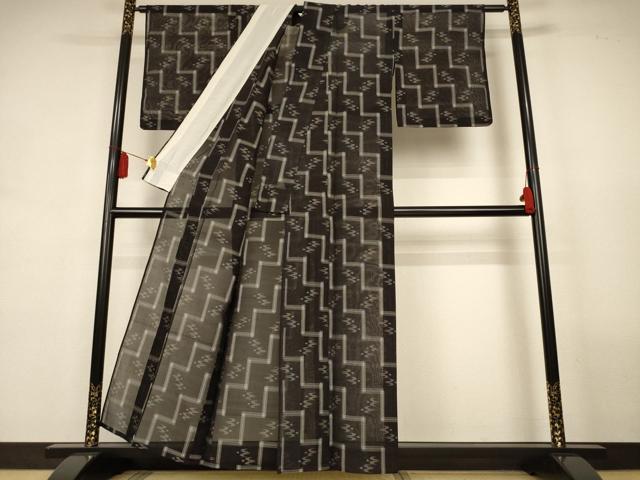 平和屋着物*夏物 本場琉球絣 夏琉球 正絹 逸品 AABL0857jd