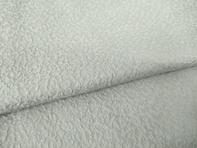 平和屋着物●上質な色無地 紋意匠 絹鼠色 正絹 逸品 AABL0917ck