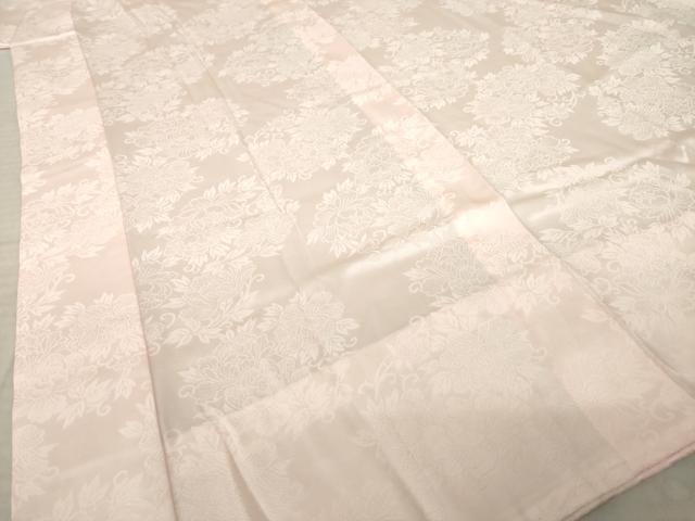 平和屋着物●振袖用長襦袢 無双仕立て 花丸地紋 虹色 正絹 逸品 AABL0941ck