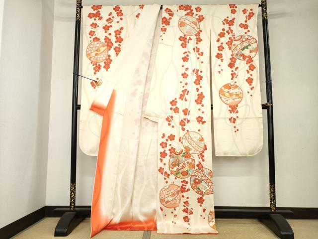 平和屋着物●豪華振袖 駒刺繍 花毬文 金彩 正絹 逸品 未使用 AABL0948ck