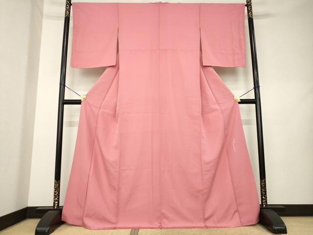 平和屋着物●人間国宝 初代 六谷梅軒(六谷紀久男)錐彫り 重要無形文化 財伊勢型紙 江戸小紋 行儀 正絹 逸品 AABL0974ck