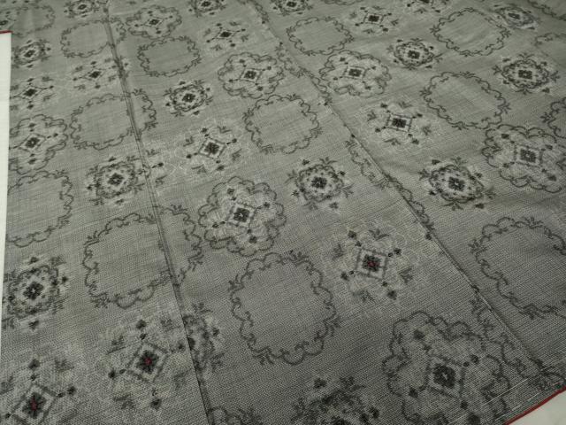 平和屋着物●本場大島紬 9マルキ 飾花文 松坂屋扱い 正絹 逸品 AABL0978ck
