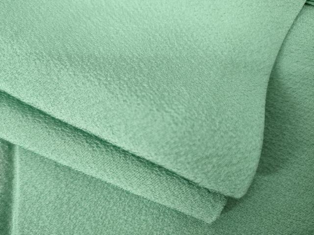 平和屋着物●上質な色無地 薄青色 正絹 逸品 AABL0987ck