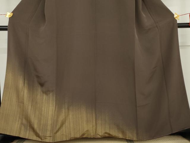 平和屋着物●訪問着 縞 金彩 正絹 逸品 AABL1005cs