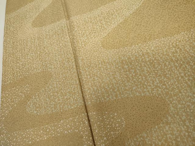 平和屋着物●江戸小紋 色留訪問着 極小鮫小紋柄 霞文 正絹 逸品 AABL1013cs