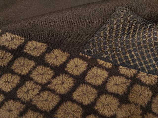 平和屋着物●中国三大刺繍 訪問着 唐草文 やまと誂製 正絹 逸品 AABL1019cs