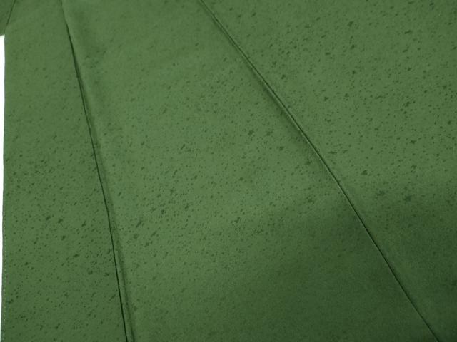 平和屋着物●上質な色無地 散らし地紋 天鵞絨色 正絹 逸品 AABL1026cs