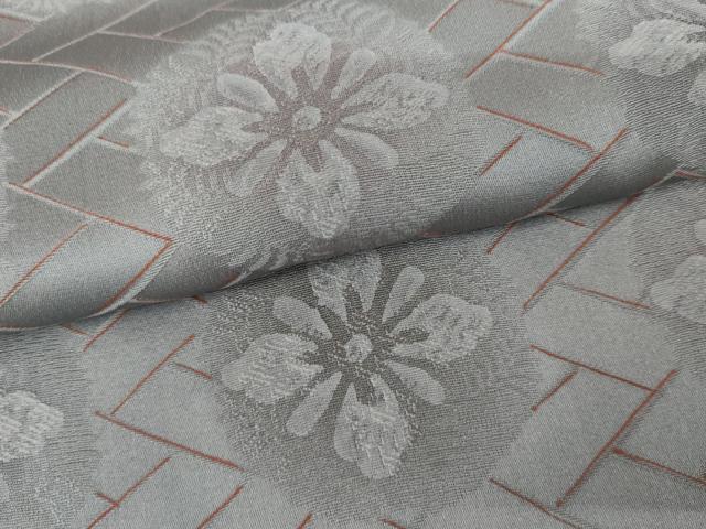 平和屋着物●上質な小紋 地紋起こし 花丸文 正絹 逸品 AABL1038cs