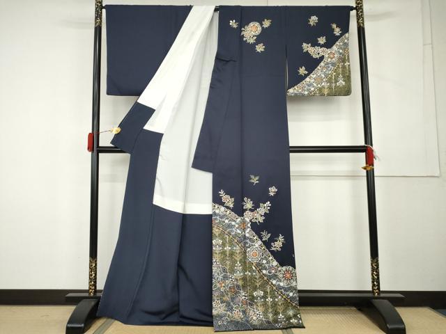 平和屋着物●訪問着 正倉院花文 金彩 正絹 逸品 AABL1041cs