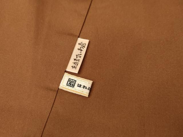 平和屋着物●本場大島紬 9マルキ 風景文 黒地 ますいわ屋扱い 正絹 逸品 AABL1053cs