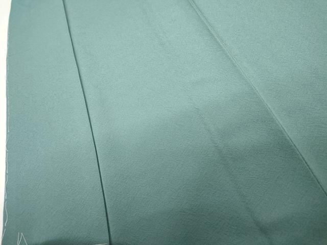 平和屋着物●上質な色無地 青碧色 正絹 逸品 未使用 AABL1060cs