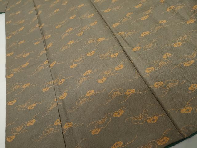 平和屋着物●世界的人形師 辻村寿三郎 ジュサブロー 小紋 松 正絹 逸品 AABL1066cs
