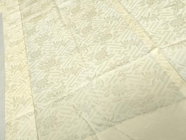 平和屋着物●長襦袢 無双仕立て 草花地紋 暈し染め 三越扱い 正絹 逸品 AABL1087cs
