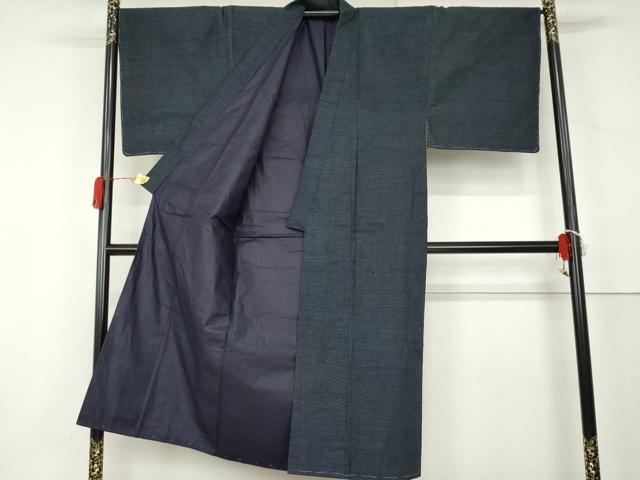 平和屋着物●男性 綿薩摩 亀甲柄 綿 逸品 未使用 AABL1090cs