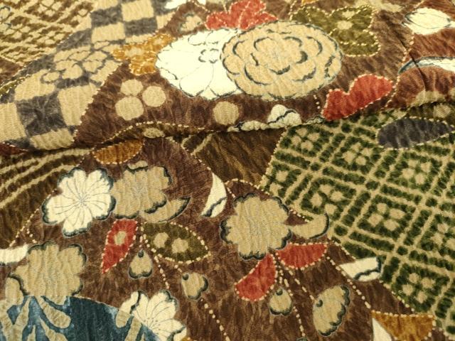 平和屋着物●訪問着 辻が花 正絹 逸品 AABL1107cs