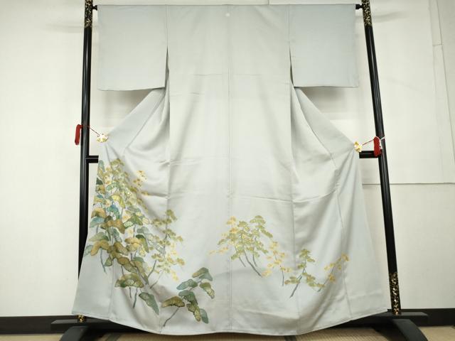 平和屋着物●創業460年・千總 色留袖 竹屋町刺繍 松 金糸 金彩 正絹 逸品 AABL1134cs