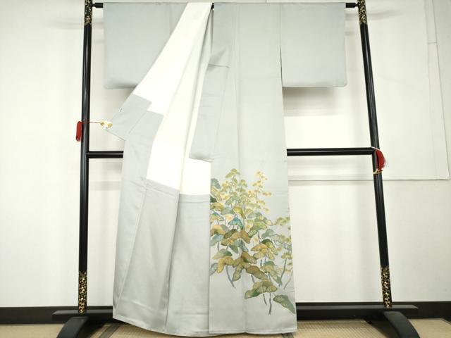 平和屋着物●創業460年・千總 色留袖 竹屋町刺繍 松 金糸 金彩 正絹 逸品 AABL1134cs