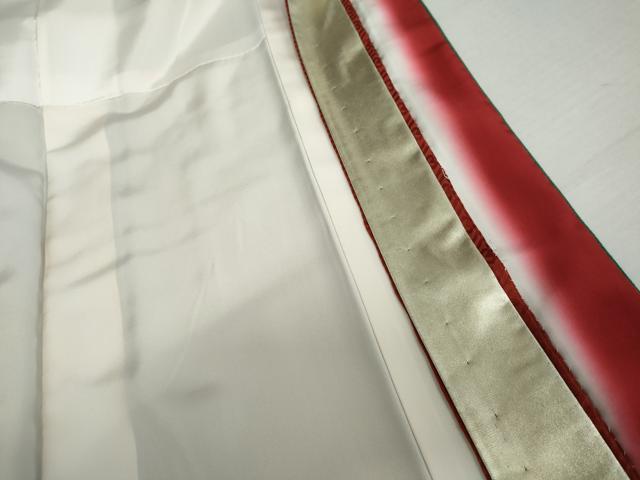 平和屋着物●豪華振袖 色無地 木賊色 正絹 逸品 AABL1139cs